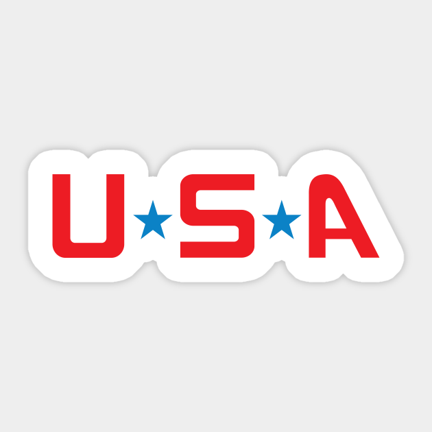 Team USA Warmups Usa Sticker TeePublic
